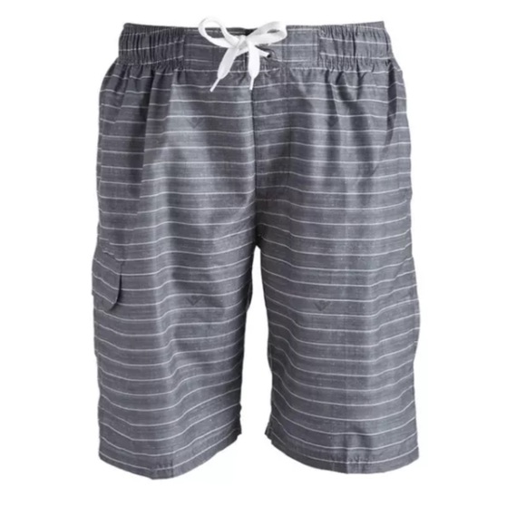 Kanu Surf Men's Flex Swim Trunks Line Up Charcoal Sz M - Picture 4 of 5